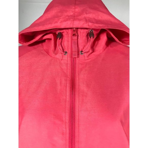 Cabela's Women's Size Medium Pink Half Zip Long Sleeve Nylon Jacket Lightweight - Picture 5 of 9